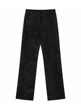 MULTI-ZIPPER SLIM FIT PANTS