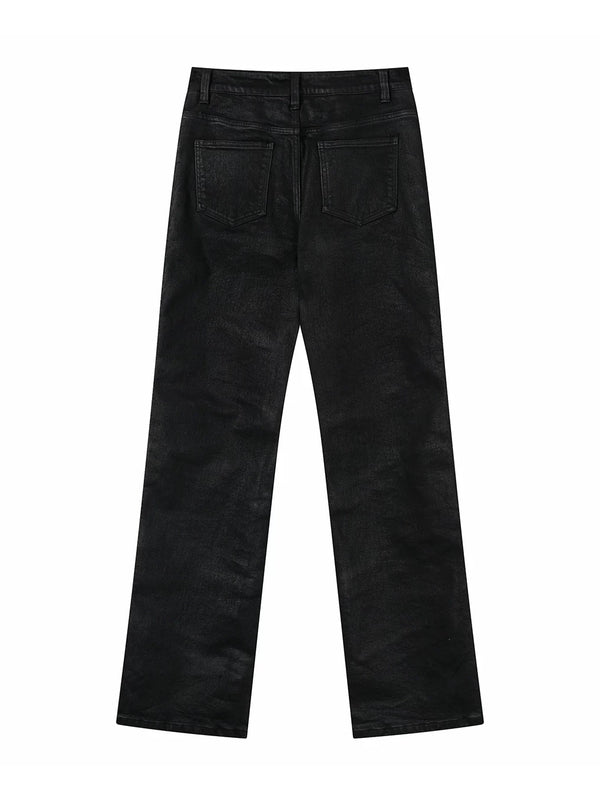 MULTI-ZIPPER SLIM FIT PANTS
