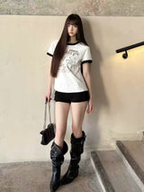 ANGEL OF LOVE SPLICED TEE