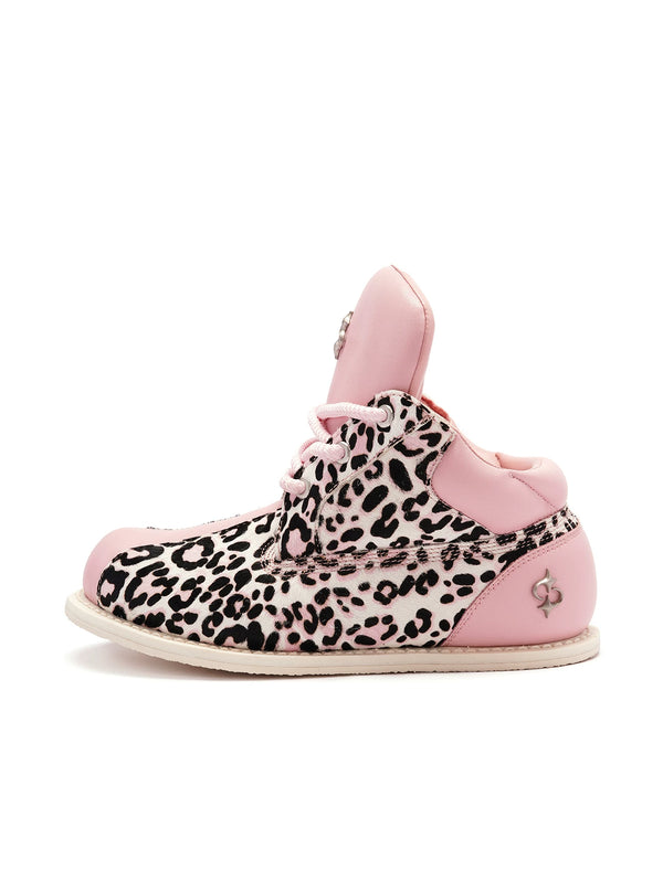 LEOPARD PRINT LOW BOOTS