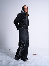 FLEECE COLLAR COTTON JACKET