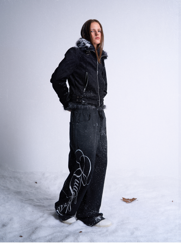 FLEECE COLLAR COTTON JACKET