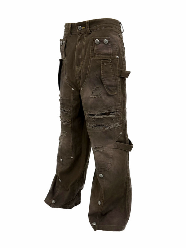 DISTRESSED WORK PANTS TREND