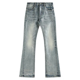 ICE BLUE CRACKED GEL JEANS