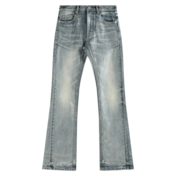 ICE BLUE CRACKED GEL JEANS