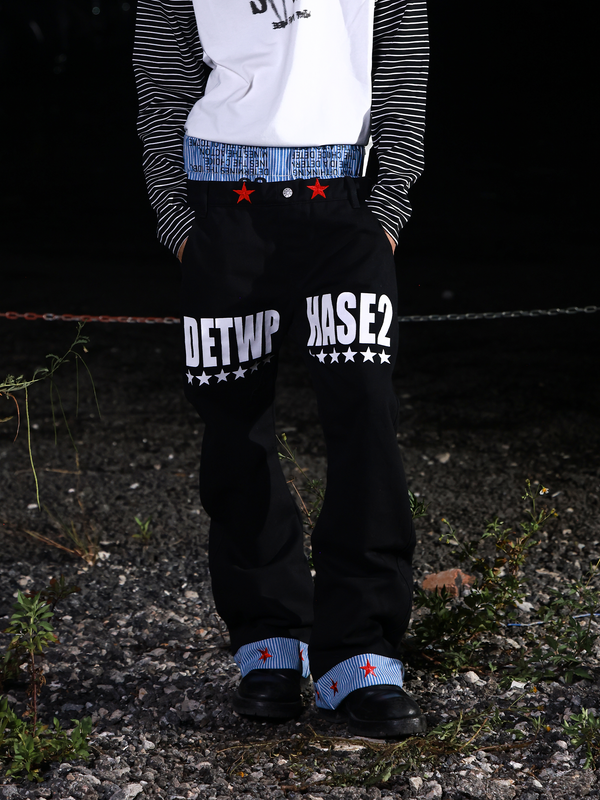 NICHE DOUBLE WAIST MACHETE JEANS