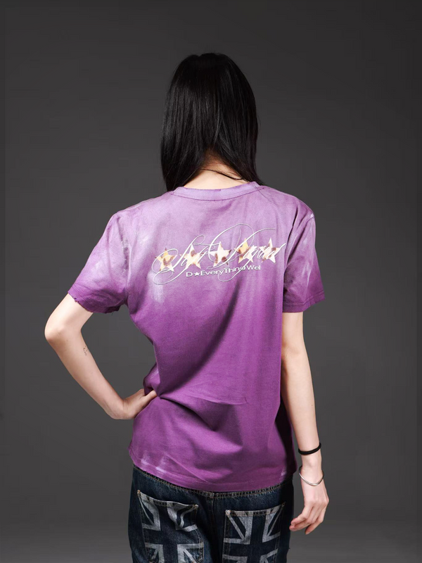 VANDALIZED PURPLE LOVE T-SHIRT