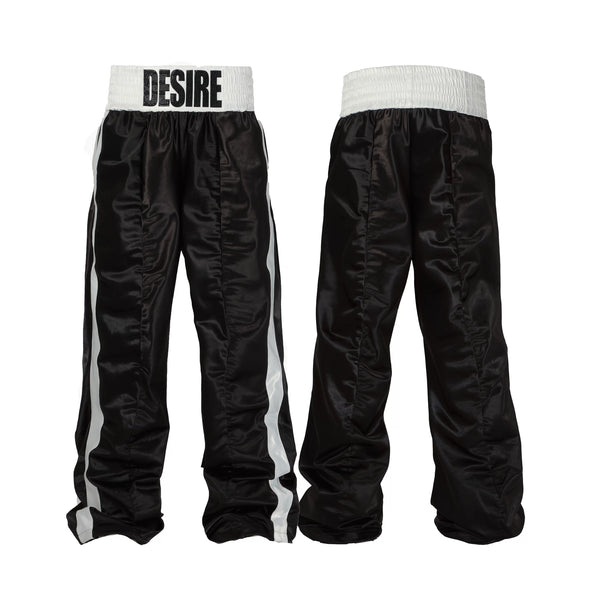 RUFFLED DRAWSTRING SPORT PANTS