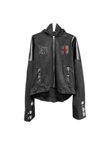 DECONSTRUCTED ARMOR ZIPPER JACKET