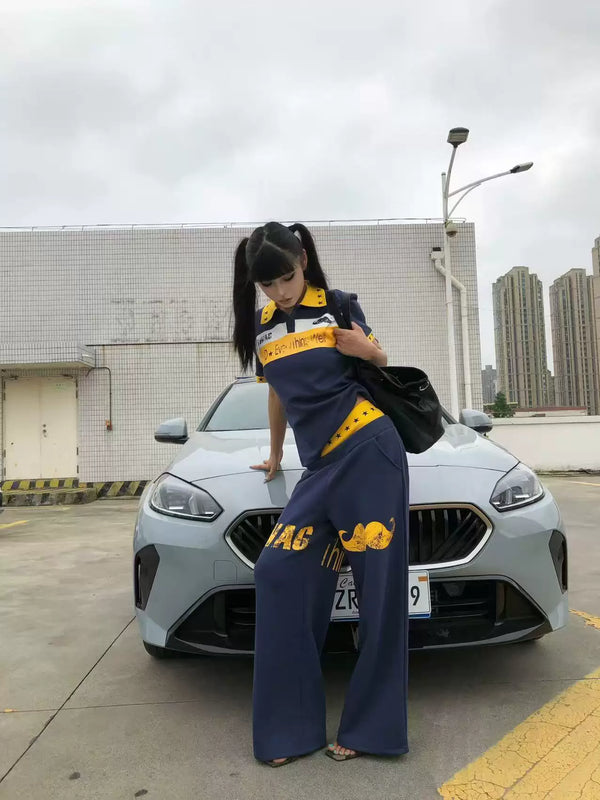 BAGGY NAVY SWEATPANTS