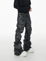 SLIM GLITTER FLARE JEANS