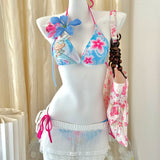 CUTE KITTY CAT BIKINI SET