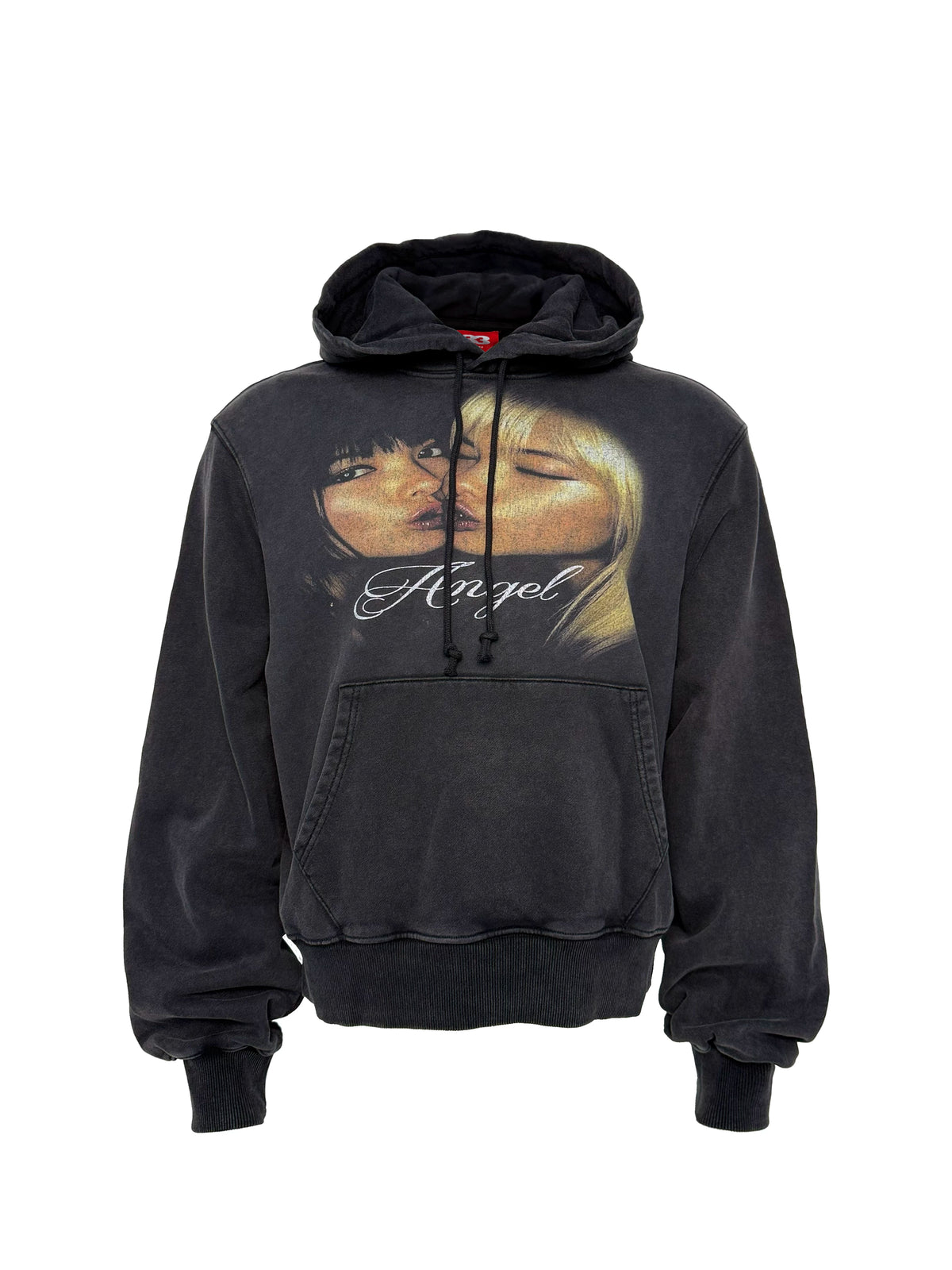 ANGEL PRINT HOODED SWEATSHIRT