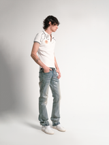 EMBROIDERED WAR HORSE POLO SHIRT