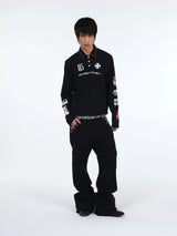 COLORFUL PATCHWORK VISUAL JEANS
