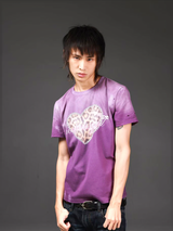 VANDALIZED PURPLE LOVE TEE