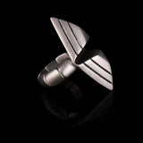 ANTIQUE SILVER RHOMBUS RING