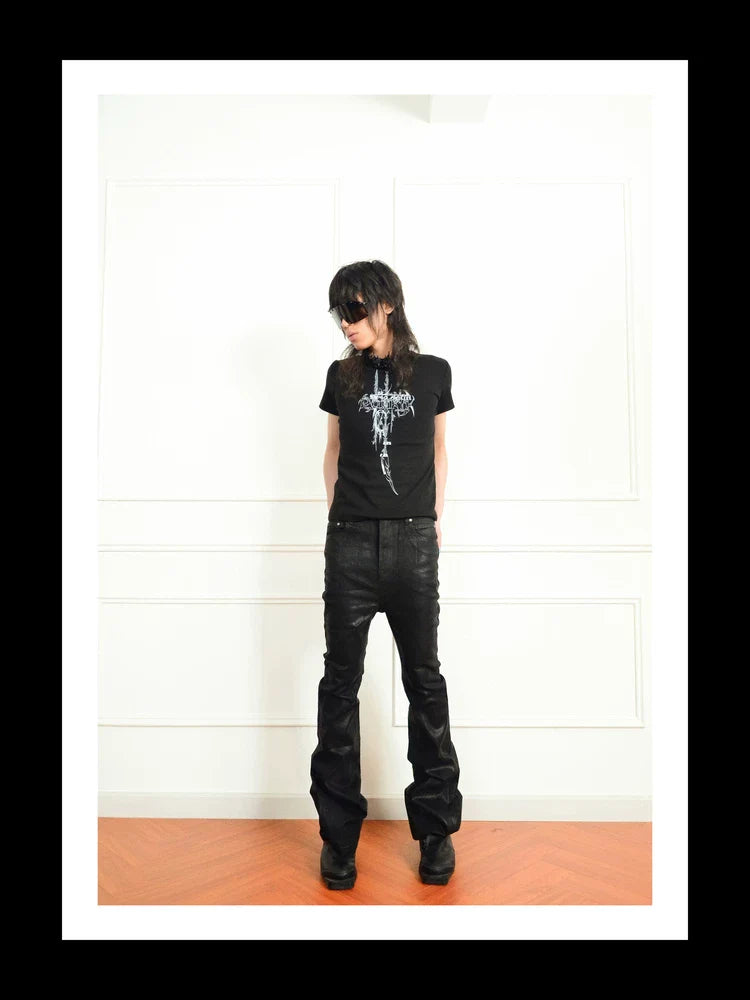 MICRO STRETCH ZIPPER JEANS