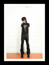 MICRO STRETCH ZIPPER JEANS