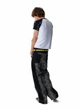 ECLECTIC STAR PRINT DENIM PANTS