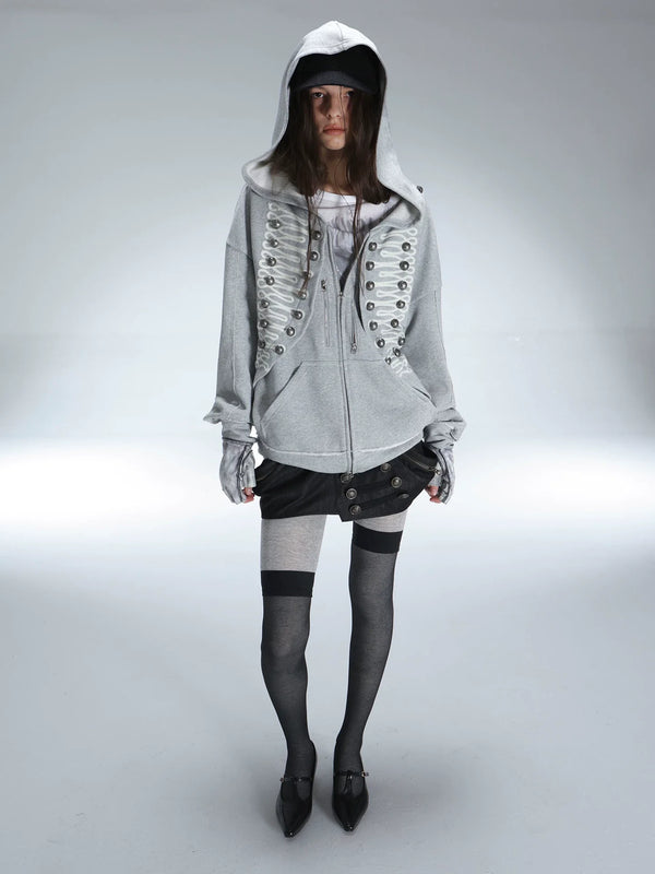 NAPOLEON STYLE HOODIE JACKET