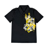 RETRO HOT-STAMPED POLO SHIRT