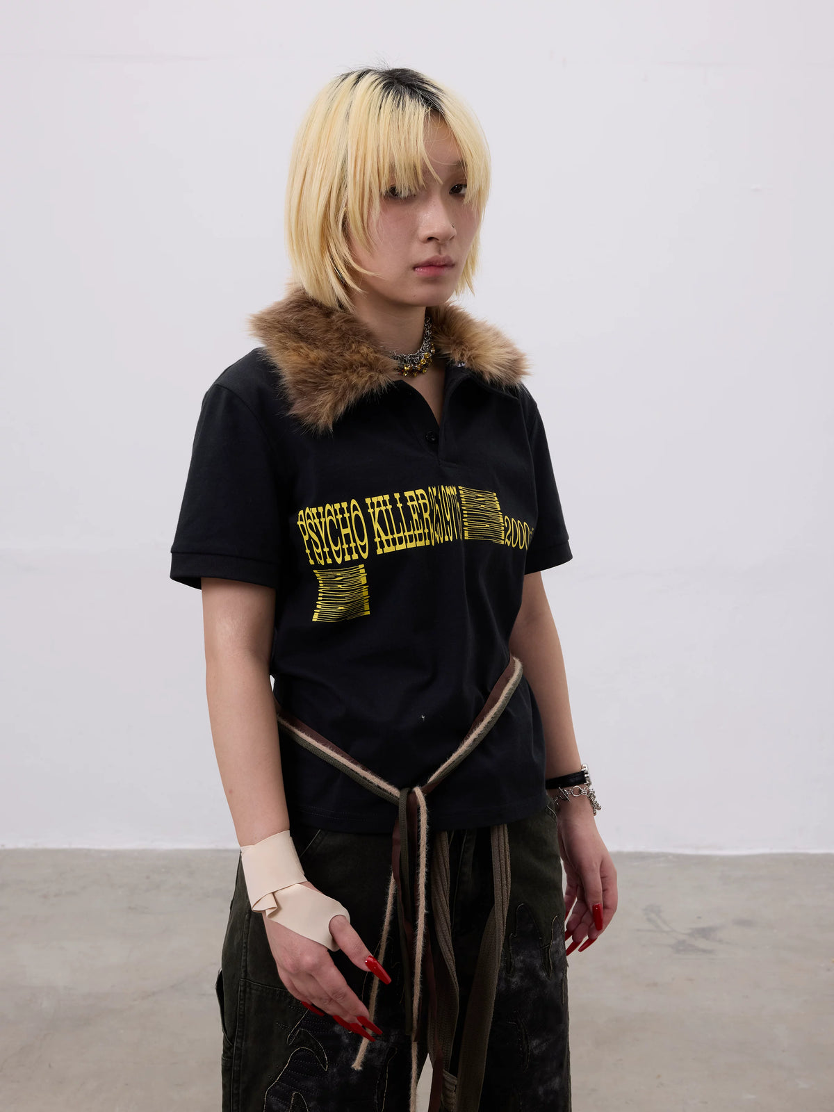 PSYCHOKILLER POLO SHIRT WITH COLLAR