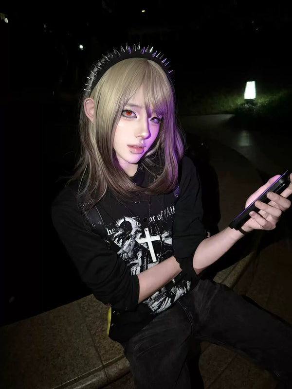 DEMON KING CASTLE HENLEY T-SHIRT