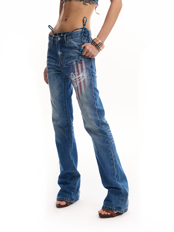 STAR-SPANGLED EAGLE JEANS