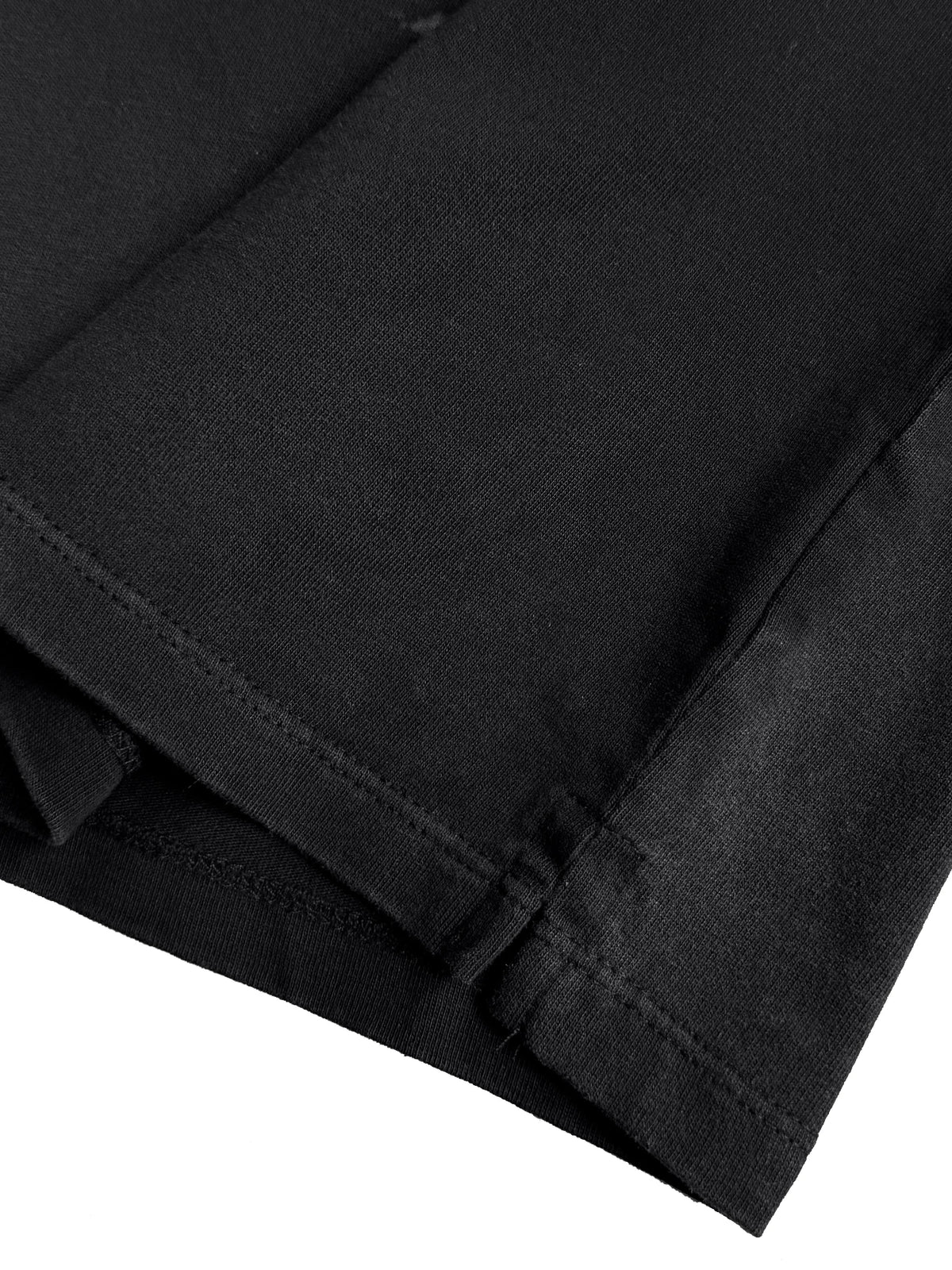 DISTRESSED PONY PRINT POLO SHIRT