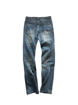 3D WHISKER DENIM PANTS