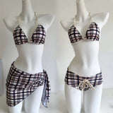 RETRO CHECKERED BIKINI SET