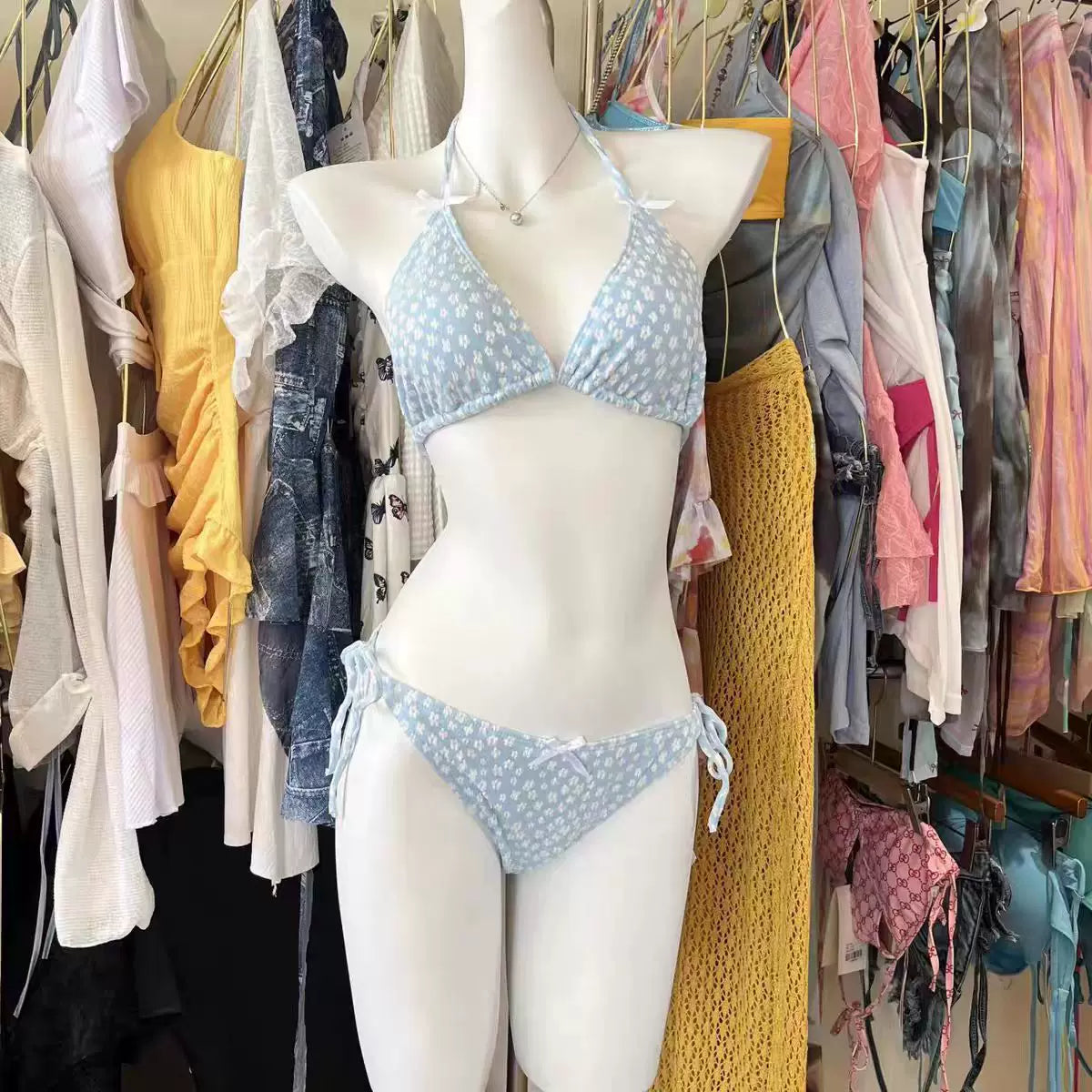 THAI-STYLE BIKINI SHORTS SET