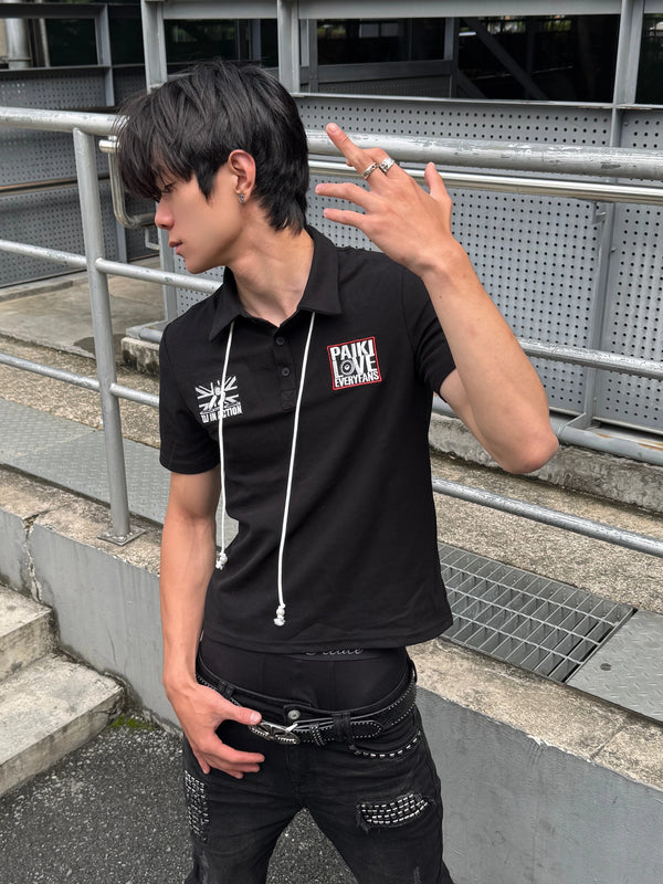 EMBROIDERED SUBCULTURE POLO SHIRT