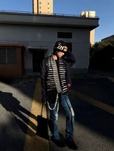 PREMIUM STRIPE KNIT SCARF