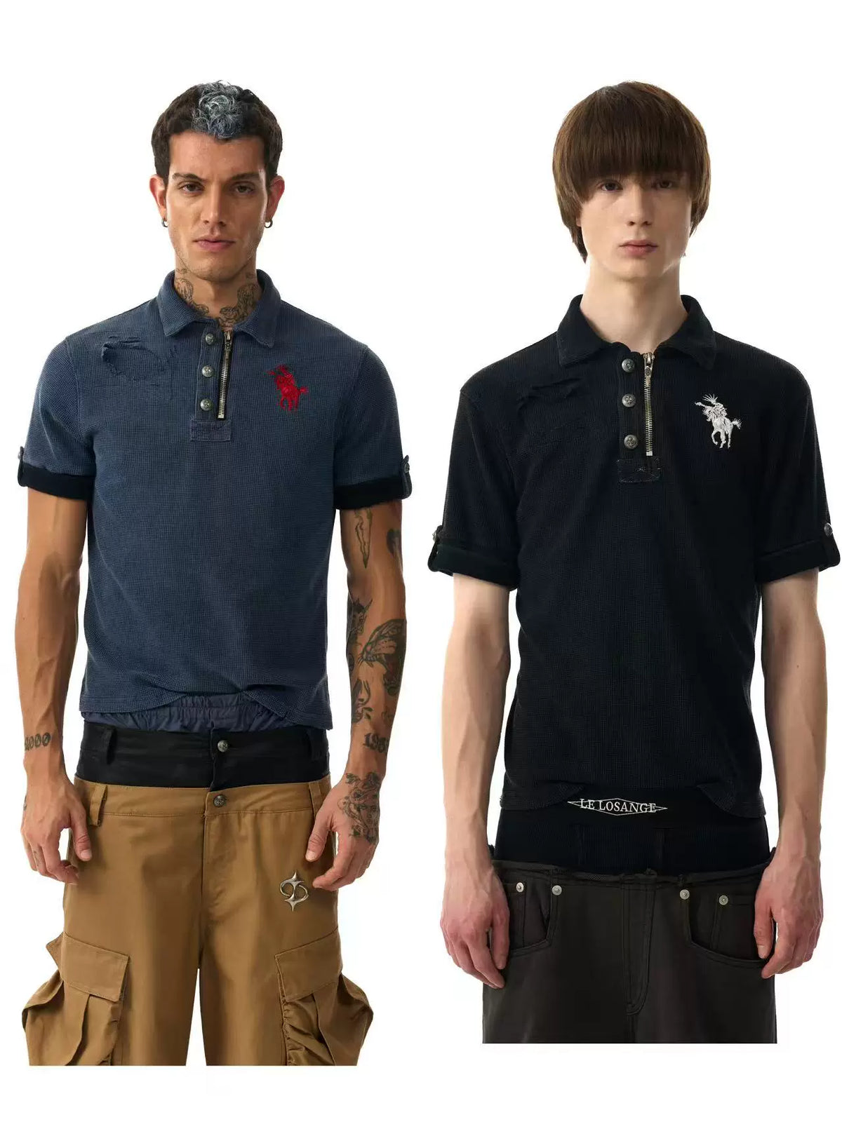 EMBROIDERED WARHORSE POLO SHIRT