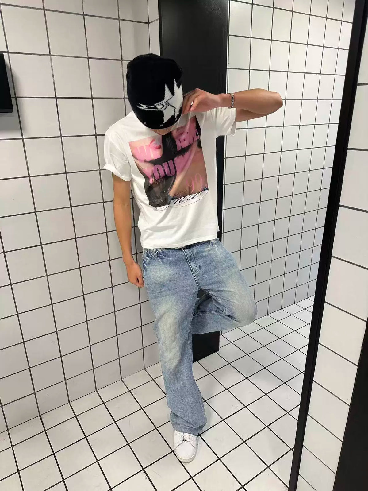 PSYCHEDELIC YOUTH PRINT T-SHIRT