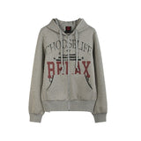 FLORAL GRAY HOODIE SWEATSHIRT