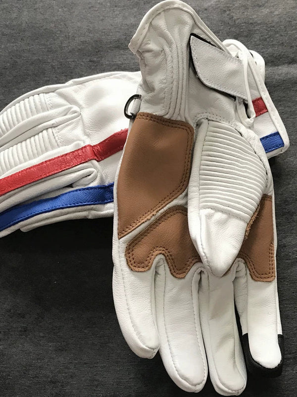 VINTAGE LEATHER BIKER GLOVES