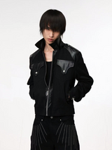 EMBROIDERED WAXED CANVAS JACKET