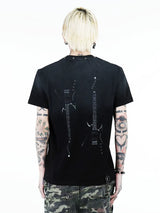 STUDDED PORTRAIT T-SHIRT