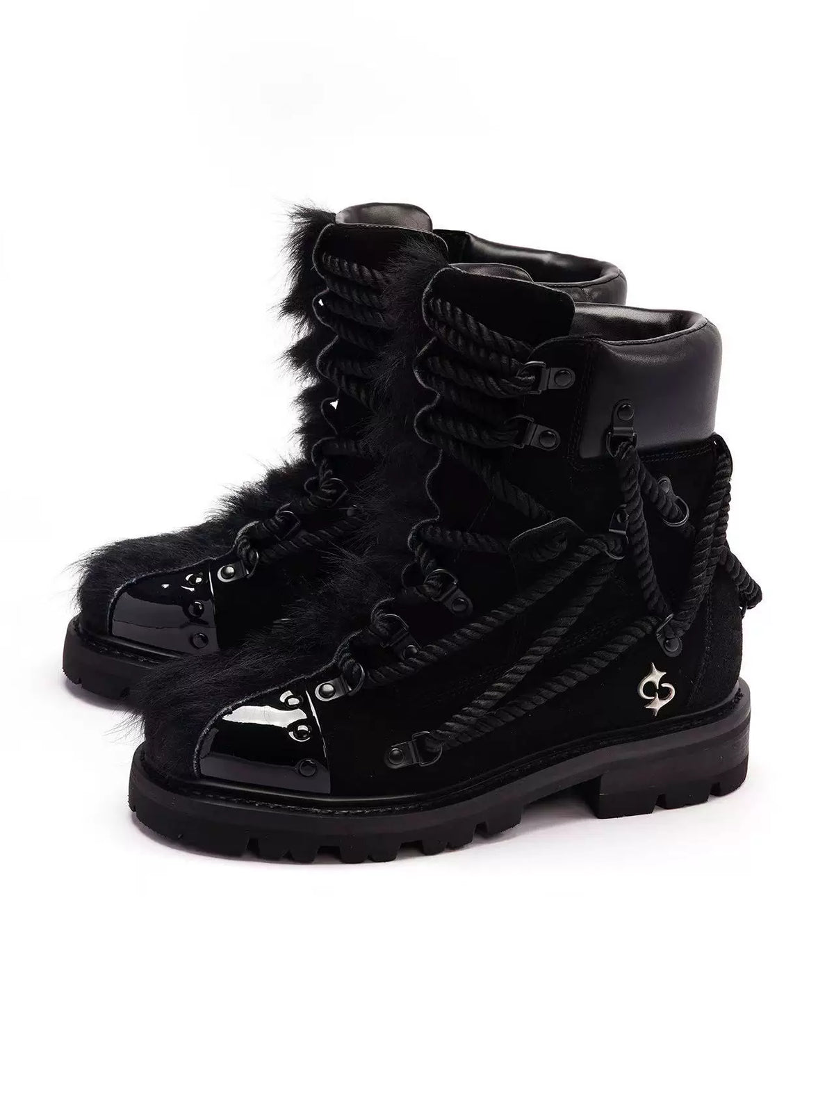 TRENDY HIGH TOP LACE-UP BOOTS
