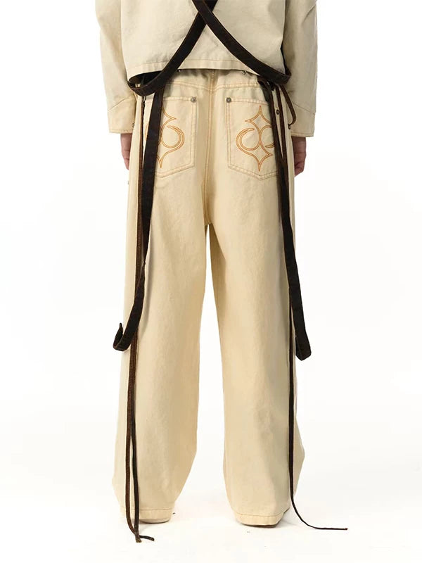PATCHWORK LUMBERJACK PANTS