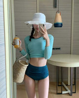 MODEST SUN-PROTECTIVE SWIM SET
