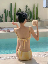 KOREAN-STYLE TWO-PIECE SWIM SET
