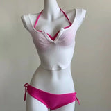 CHIC THREE-PIECE BIKINI SET