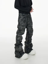 SLIM GLITTER FLARE JEANS