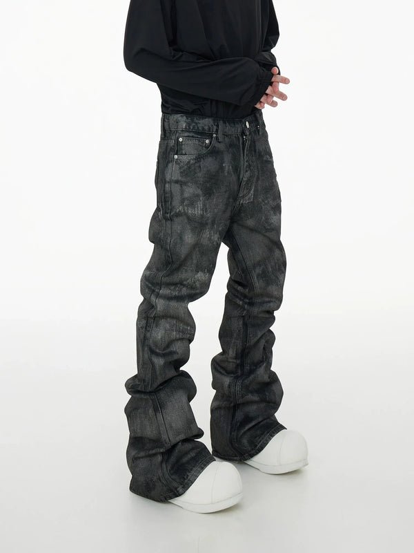 SLIM GLITTER FLARE JEANS