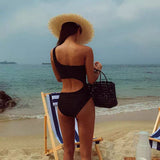 ONE-SHOULDER TRIANGLE BIKINI