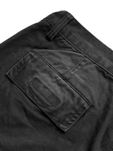 AGED WORK PANTS WITH ZIPPER